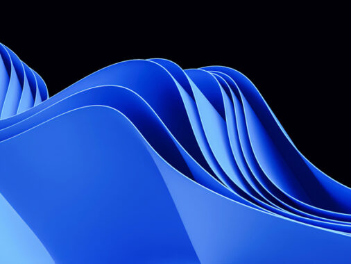 Abstract illustration representing post-call analysis and sales enablement insights.